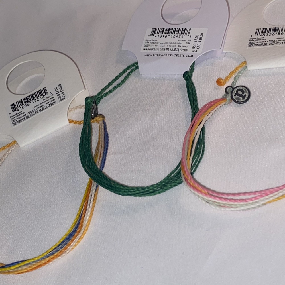 Lot of 3 NWT Pure Vida Adjustable Bracelets‎ - Picture 2 of 4
